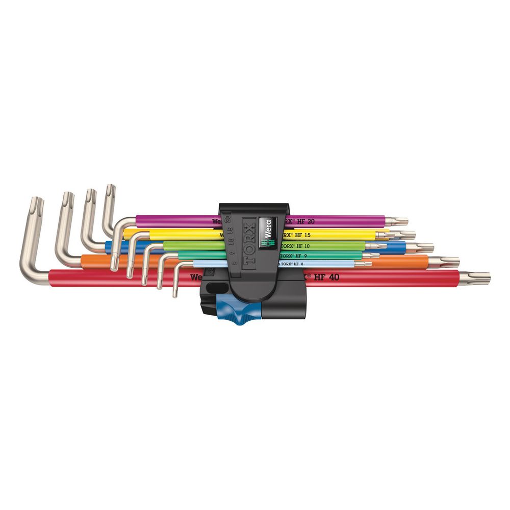Wera Winkelschlüsselsatz 3967/9 TX SXL Multicolour HF Stainless 1, 9-teilig, Edelstah... WERA-05022689001 4013288207128 (Abb. 2)