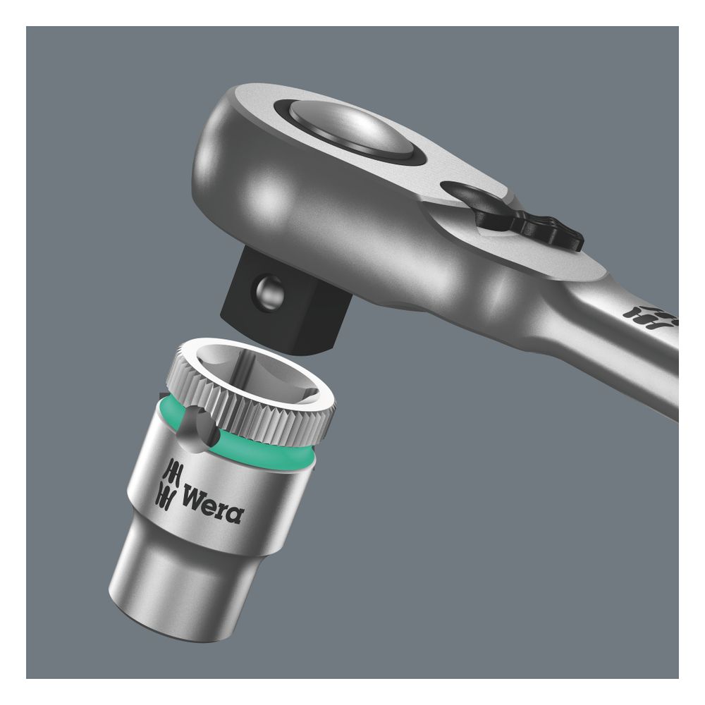 Wera Umschaltknarre Zyklop Metal 8004 A, 1/4", 141mm, 05004004001... WERA-05004004001 4013288174024 (Abb. 2)