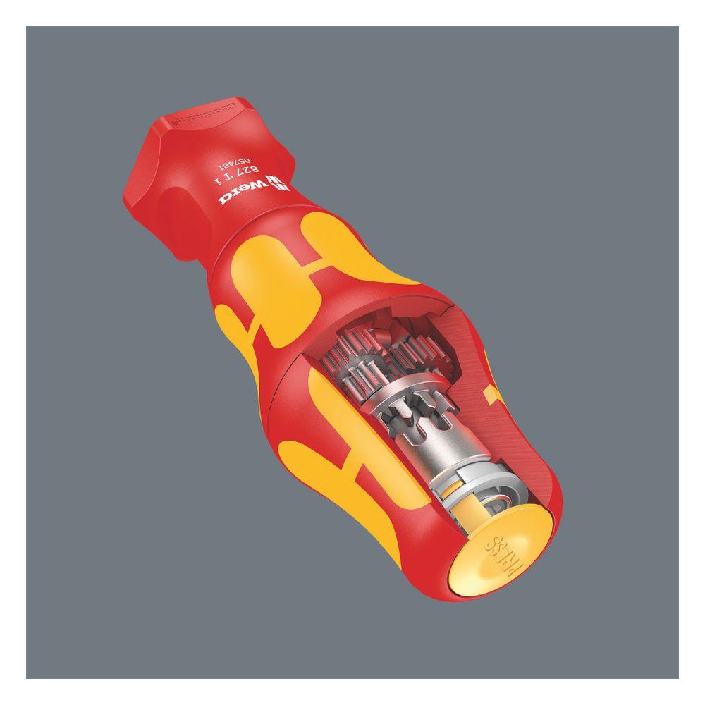 Wera Handhalter Kraftform Turbo 827 T i, 9x125mm, Schnellwechselkopf, Abrollschutz, 0... WERA-05057481001 4013288214607 (Abb. 2)
