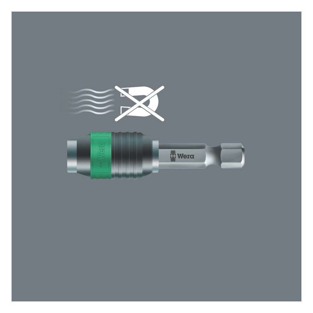 Wera Universalhalter Rapidaptor 888/4/1 K, 1/4"-Sechskant x 50mm, unmagnetisch, 05052... WERA-05052500001 4013288095619 (Abb. 3)