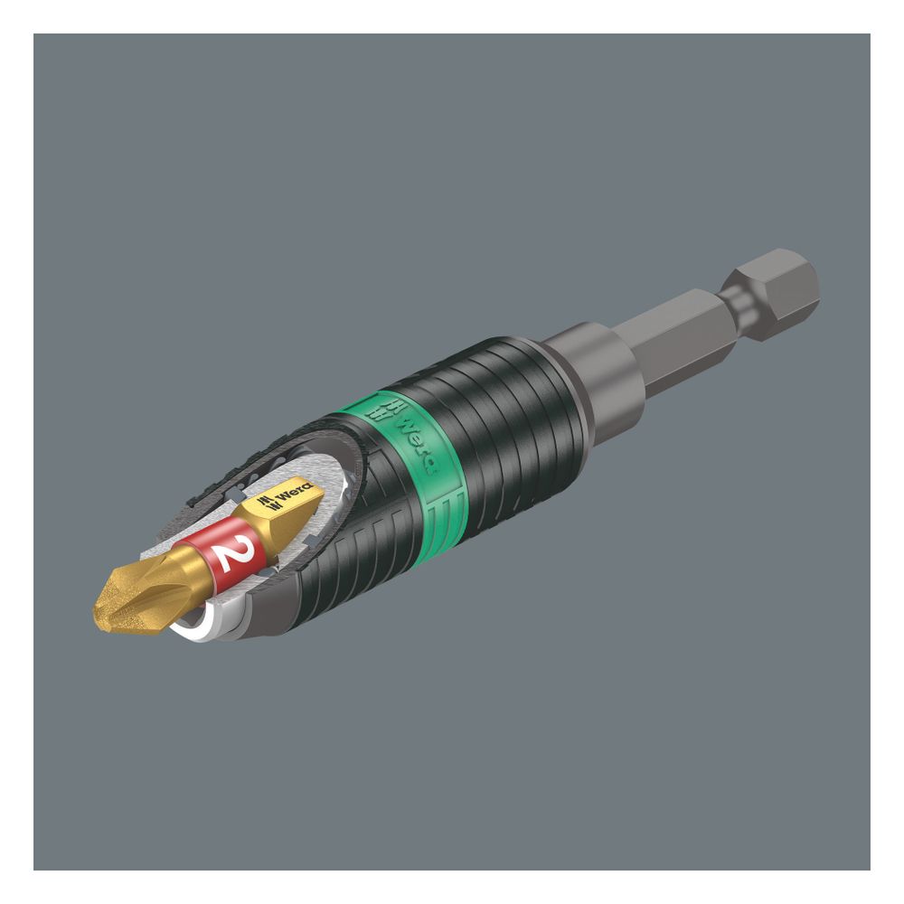Wera Phillips-Bit 851/1 BTZ, PH 3, 25mm, 1/4"-Sechskant, BiTorsion, Zähhart, 05056424... WERA-05056424001 4013288034472 (Abb. 2)