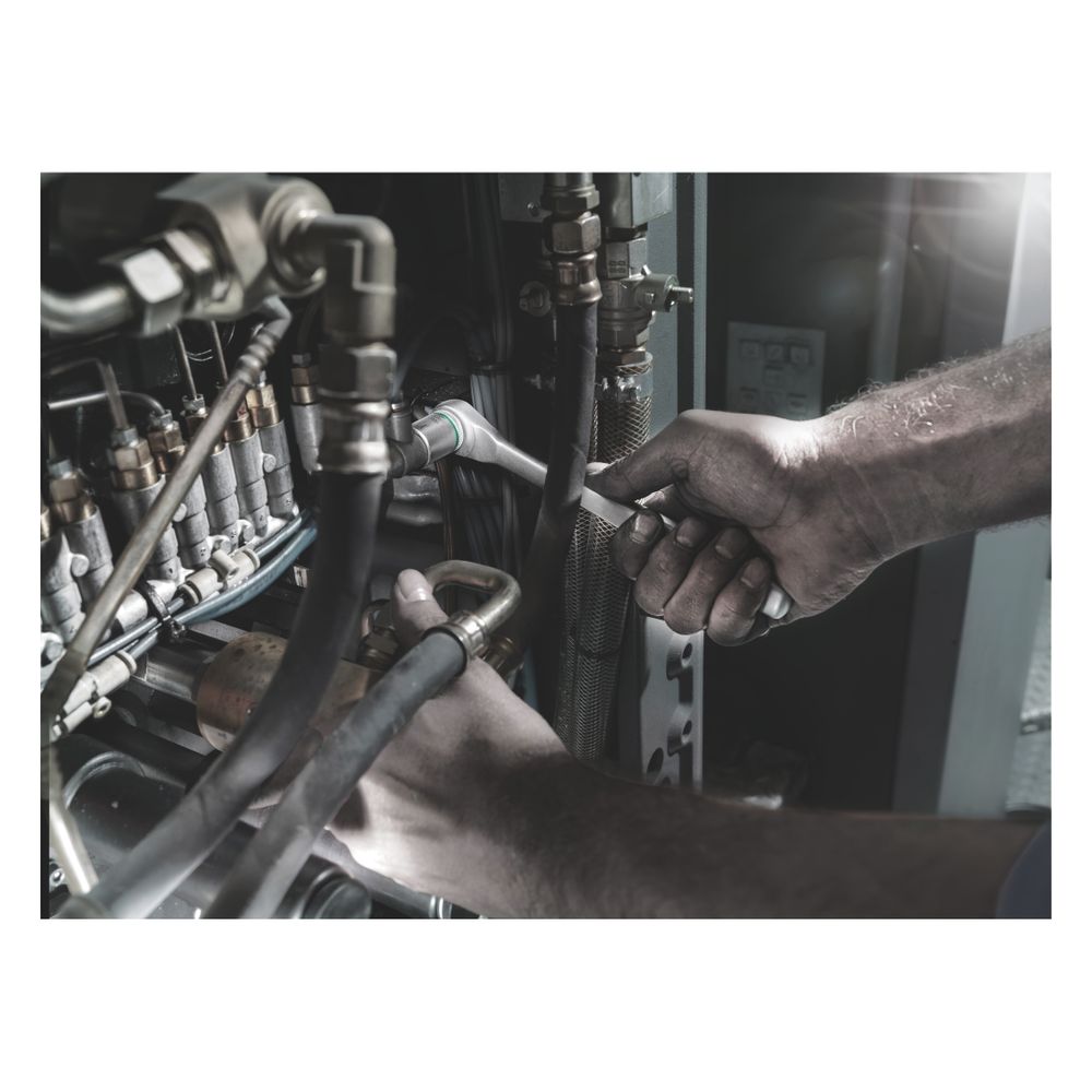 Wera Zyklop Metal-Knarre 8004 B, 3/8"-Antrieb, 222mm, umschaltbar, Nussfixierfunktion... WERA-05004034001 4013288174048 (Abb. 6)
