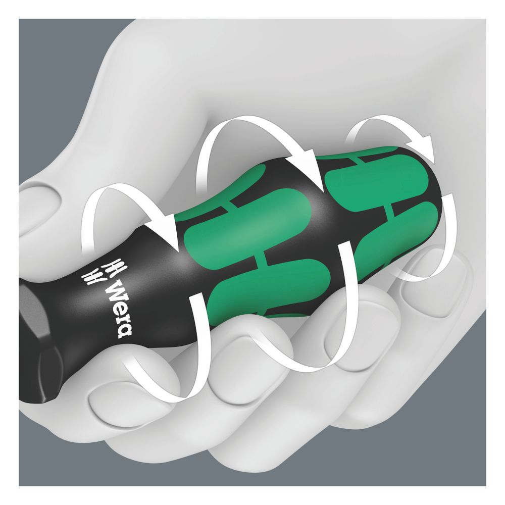 Wera Schraubendreher 368 Kraftform Plus, 4, 200mm, Rund, Schwarz/Grau, 05117687001... WERA-05117687001 4013288028792 (Abb. 3)