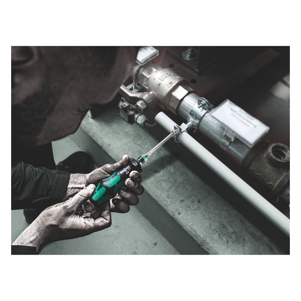 Wera Bit-Set Kraftform Kompakt Turbo 1, 19-teilig, 89mm Bits, mit Rapidaptor-Schnellw... WERA-05057482001 4013288214614 (Abb. 6)