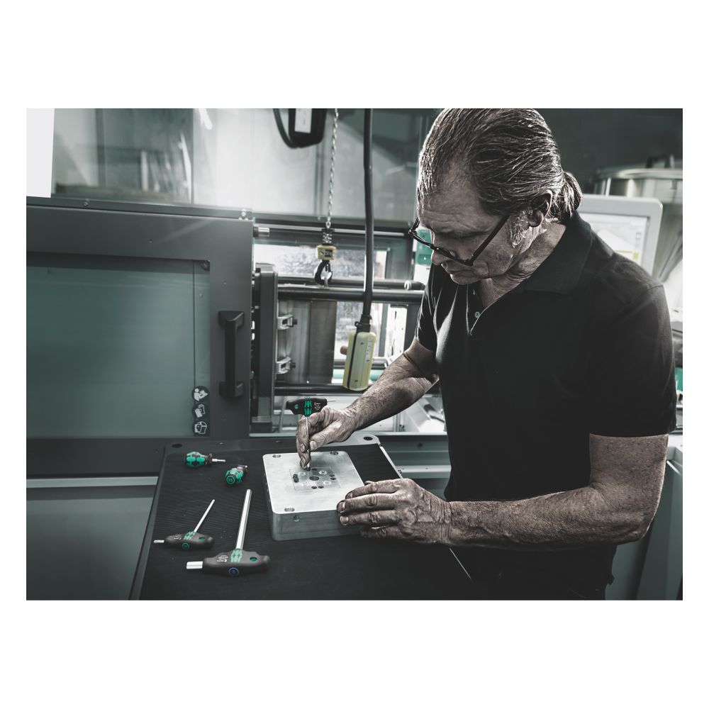 Wera Quergriff-Sechskantschraubendreher 454 HF Serie 400, Hex-Plus, 3x100mm, Mattverc... WERA-05023334001 4013288207838 (Abb. 4)