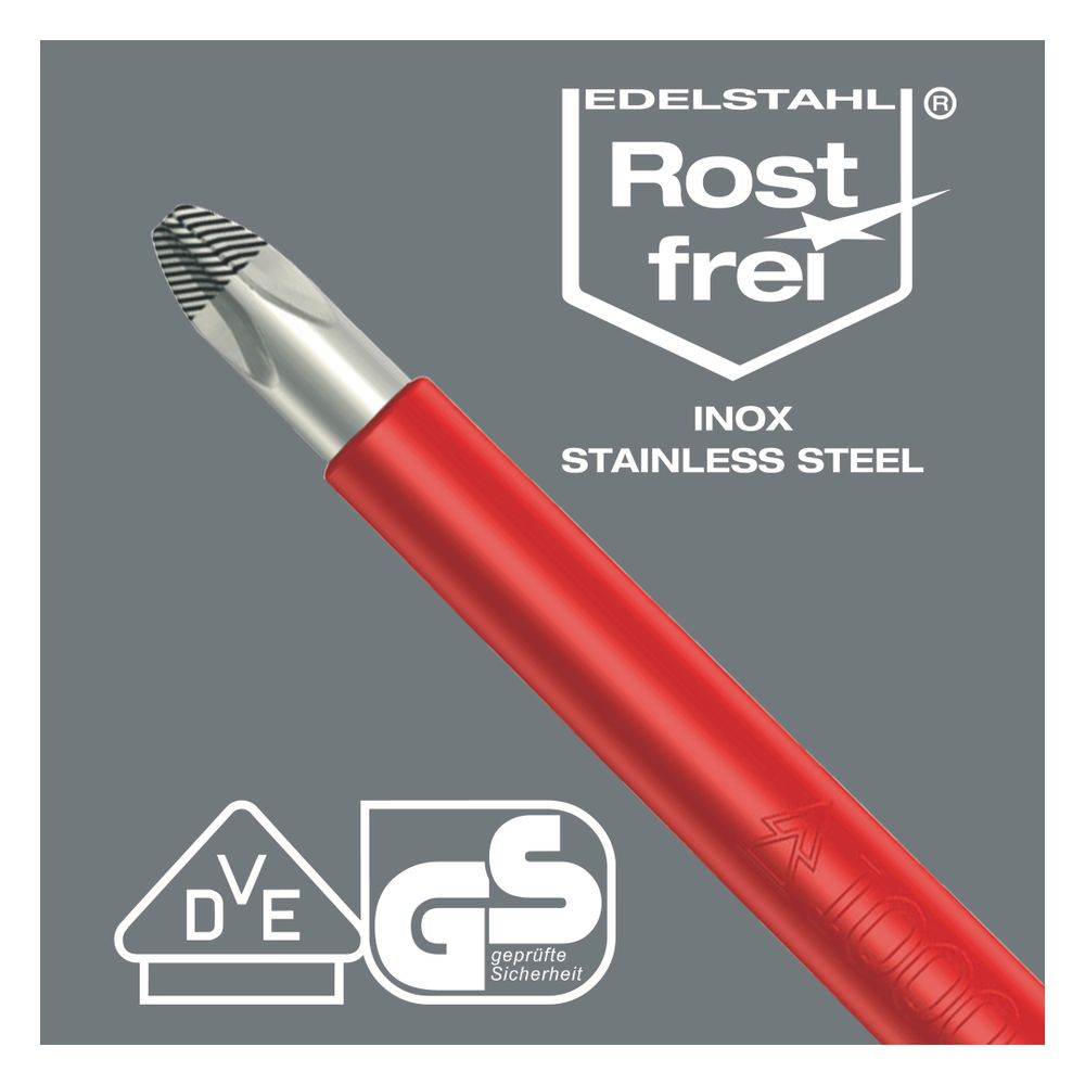 Wera Schraubendrehersatz 3160 i/7, Edelstahl, Kraftform Griff, Lasertip, 7-teilig... WERA-05022728001 4013288118073 (Abb. 4)