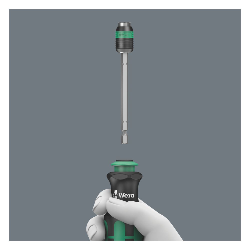 Wera Bithandhalter 817 R, 1/4"-Sechskant x 133mm, magnetisch, Kraftform Griff, 050514... WERA-05051482001 4013288103130 (Abb. 5)