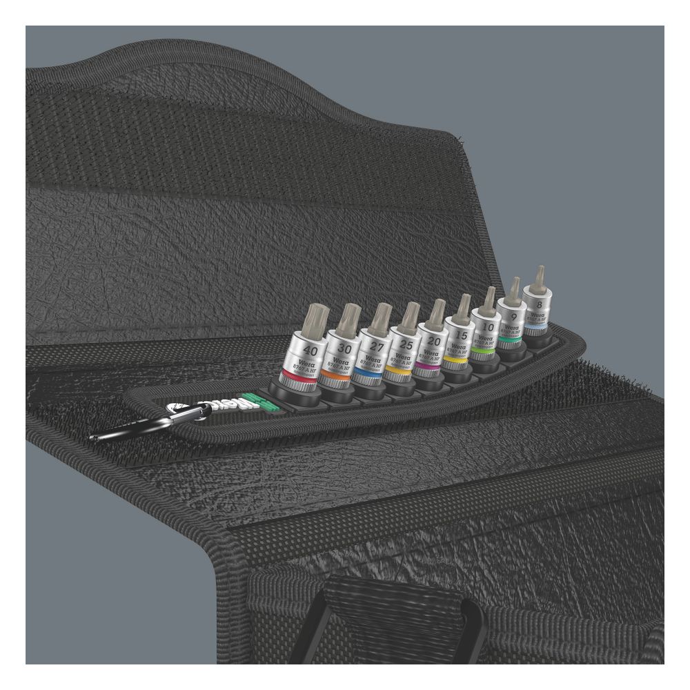 Wera Bitnuss-Satz Belt A 3, Innensechsrund, 1/4", 9-teilig, 05003882001... WERA-05003882001 4013288190772 (Abb. 5)