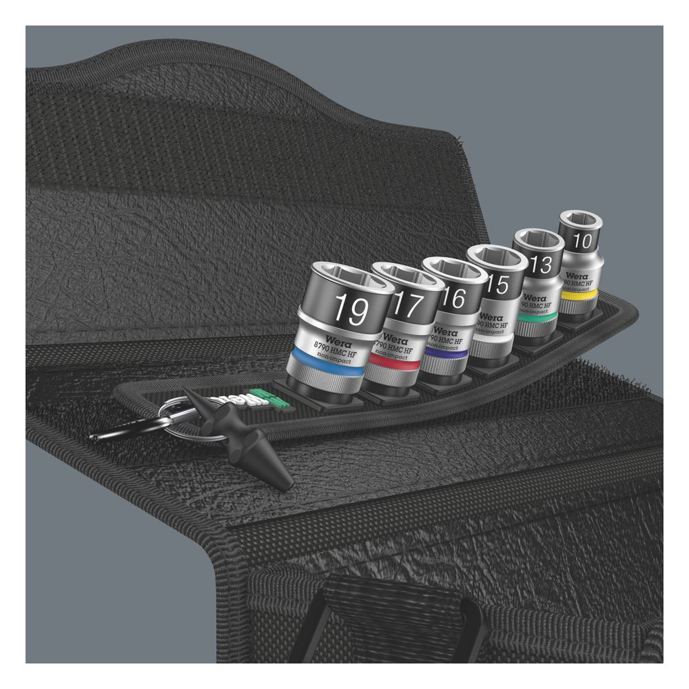 Wera Steckschlüsseleinsatz-Satz Belt C 1, 1/2", 7-teilig, mit Haltefunktion, Take it ... WERA-05003995001 4013288204400 (Abb. 4)