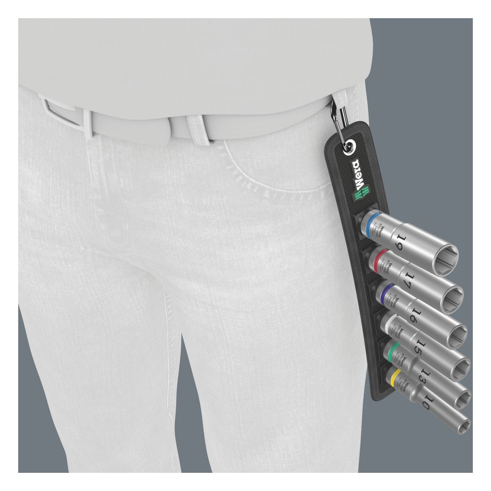 Wera Steckschlüsseleinsatz-Satz Belt C Deep 1, 1/2", 6-teilig, 05004565001... WERA-05004565001 4013288210708 (Abb. 4)