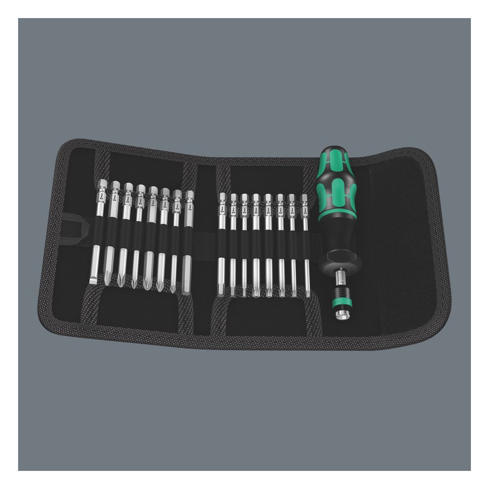 Wera Drehmomentschraubendreherset Kraftform Kompakt 60, 1,2-3,0 Nm, 17-teilig, 050592... WERA-05059293001 4013288169624 (Abb. 2)