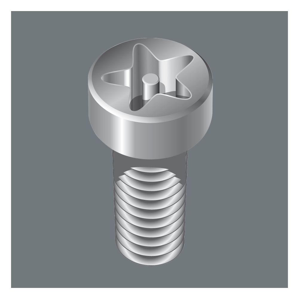 Wera Innensechsrund-Bit 867/1 IPR, 45 IPR x 35mm, 1/4"-Sechskant, zähhart, 0513470700... WERA-05134707001 4013288034861 (Abb. 2)