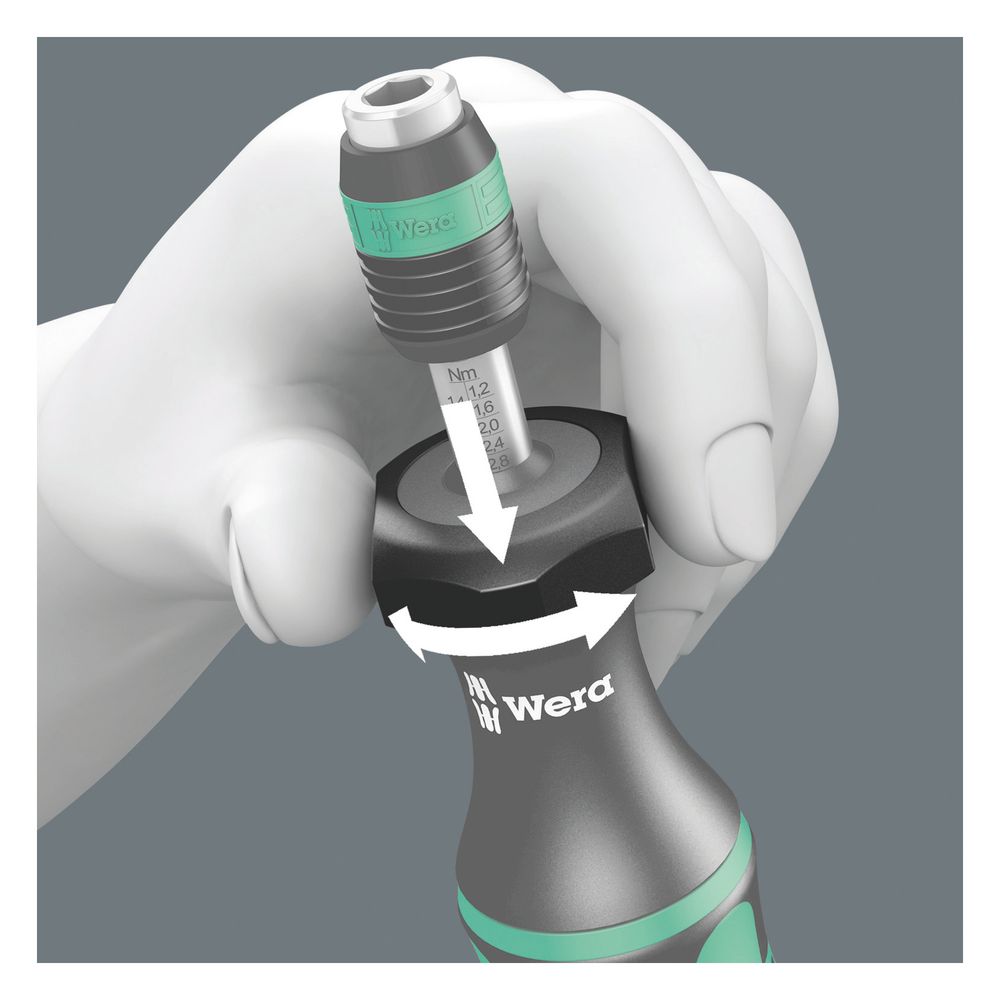 Wera Drehmomentschraubendreher Serie 7400 7440, 0,3-1,2 Nm, 1/4", 155mm, 05074700001... WERA-05074700001 4013288100641 (Abb. 5)