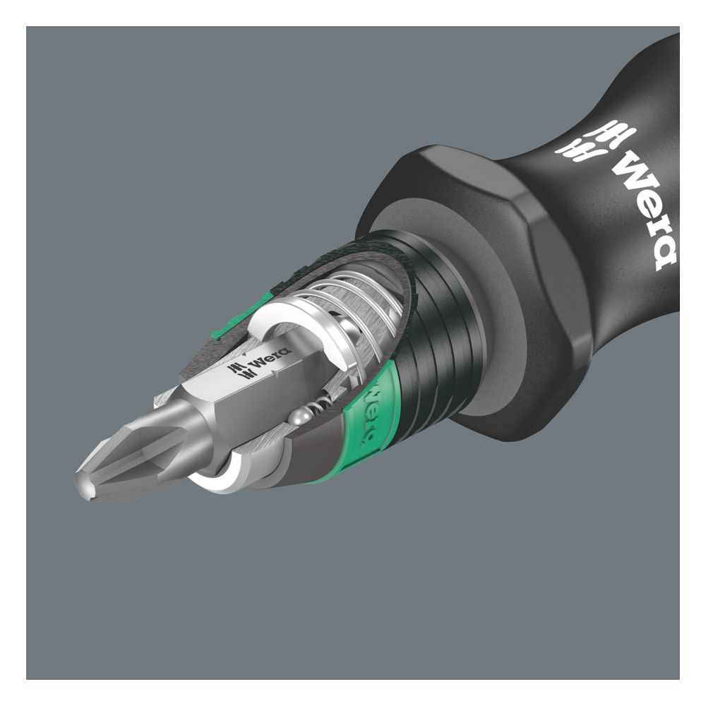 Wera Bitschraubendreher-Set Kraftform Kompakt 10, 10-teilig, mit Rapidaptor, 05056653... WERA-05056653001 4013288041647 (Abb. 6)