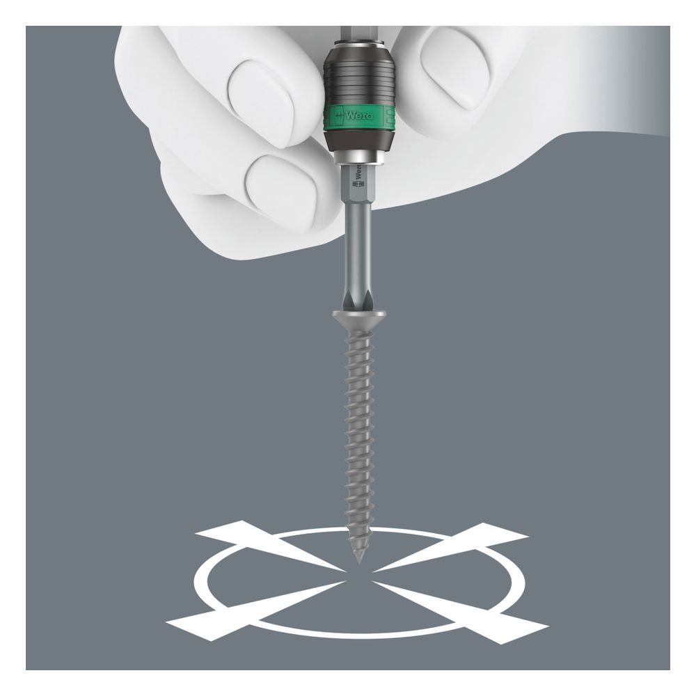 Wera Universalhalter Rapidaptor 888/4/1 K, 1/4"-Sechskant x 50mm, unmagnetisch, 05052... WERA-05052500001 4013288095619 (Abb. 8)