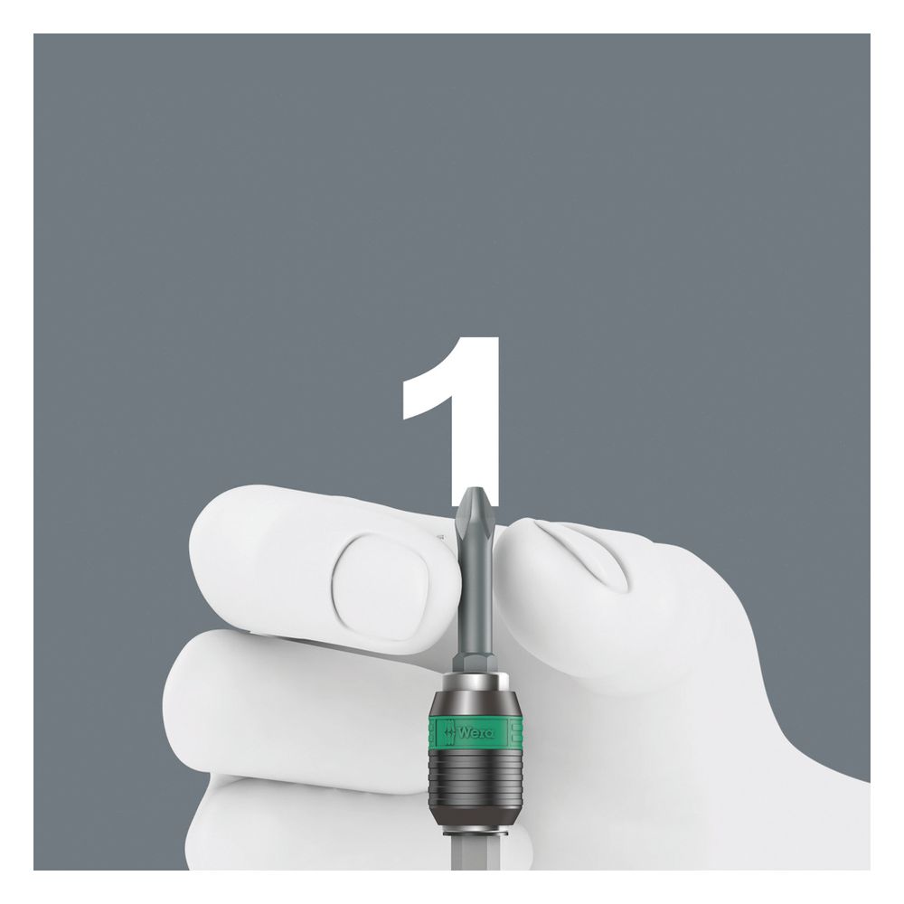 Wera Universalhalter Rapidaptor 888/4/1 K, 1/4"-Sechskant x 50mm, unmagnetisch, 05052... WERA-05052500001 4013288095619 (Abb. 9)