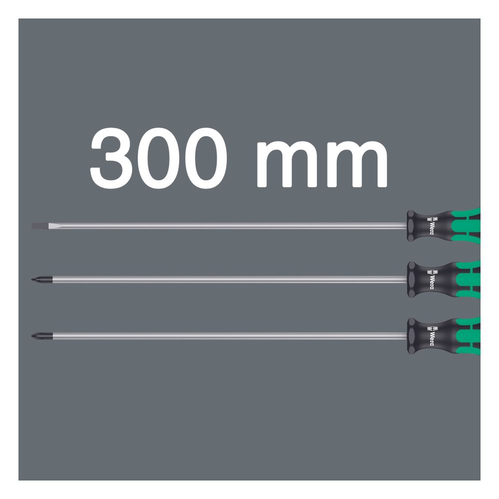 Wera Schraubendrehersatz Kraftform Plus 335/350/355/3, 300mm, 3-teilig, 05347735002... WERA-05347735002 4013288120991 (Abb. 5)