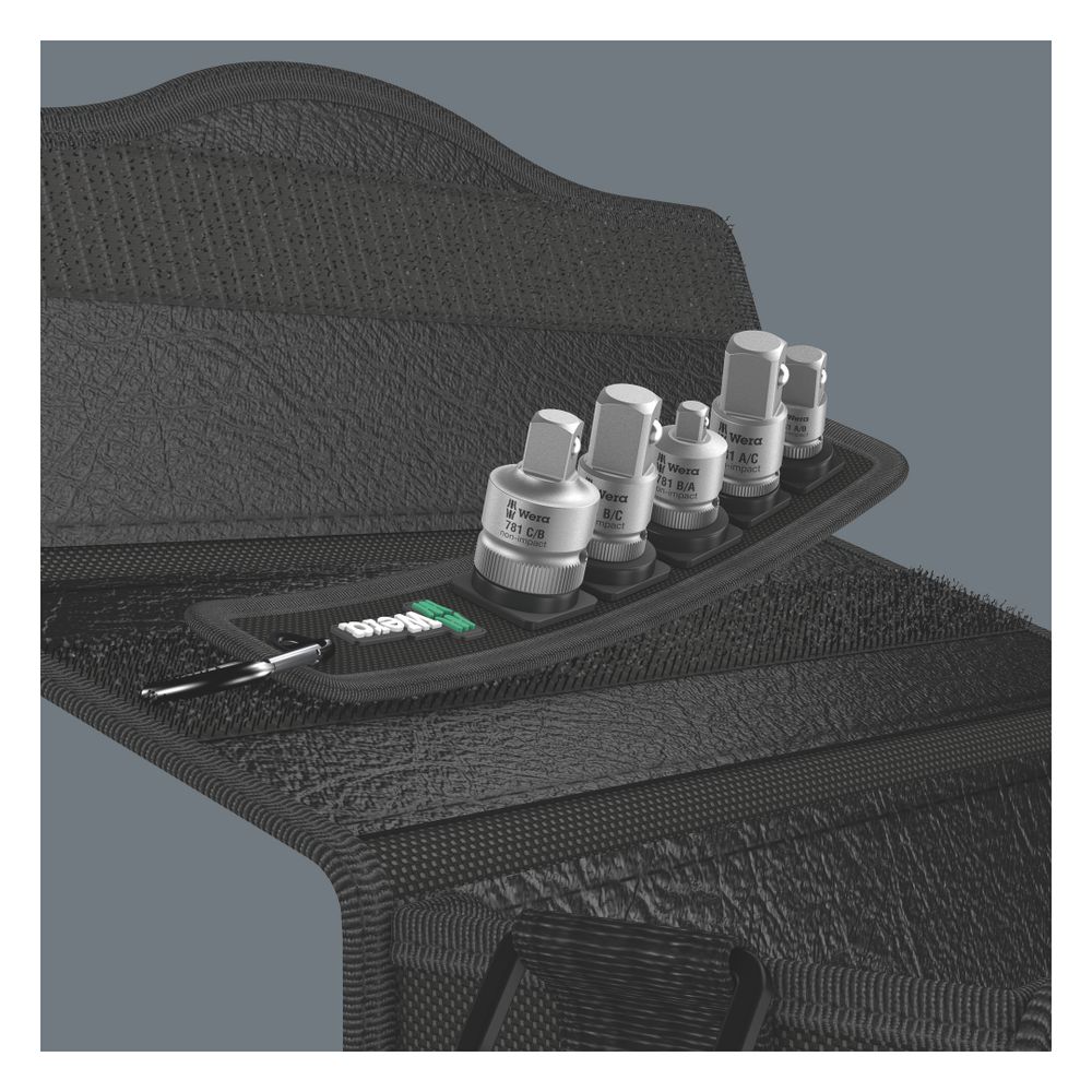 Wera Verbindungsteile-Set 781/5, Chrom-Vanadium, Mattverchromt, 6-teilig, 05042680001... WERA-05042680001 4013288221223 (Abb. 3)