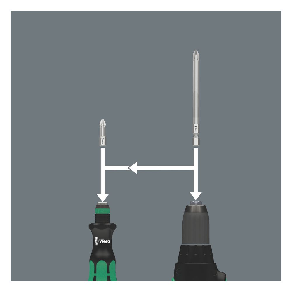 Wera Bitschraubendreher-Set Kraftform Kompakt 10, 10-teilig, mit Rapidaptor, 05056653... WERA-05056653001 4013288041647 (Abb. 7)