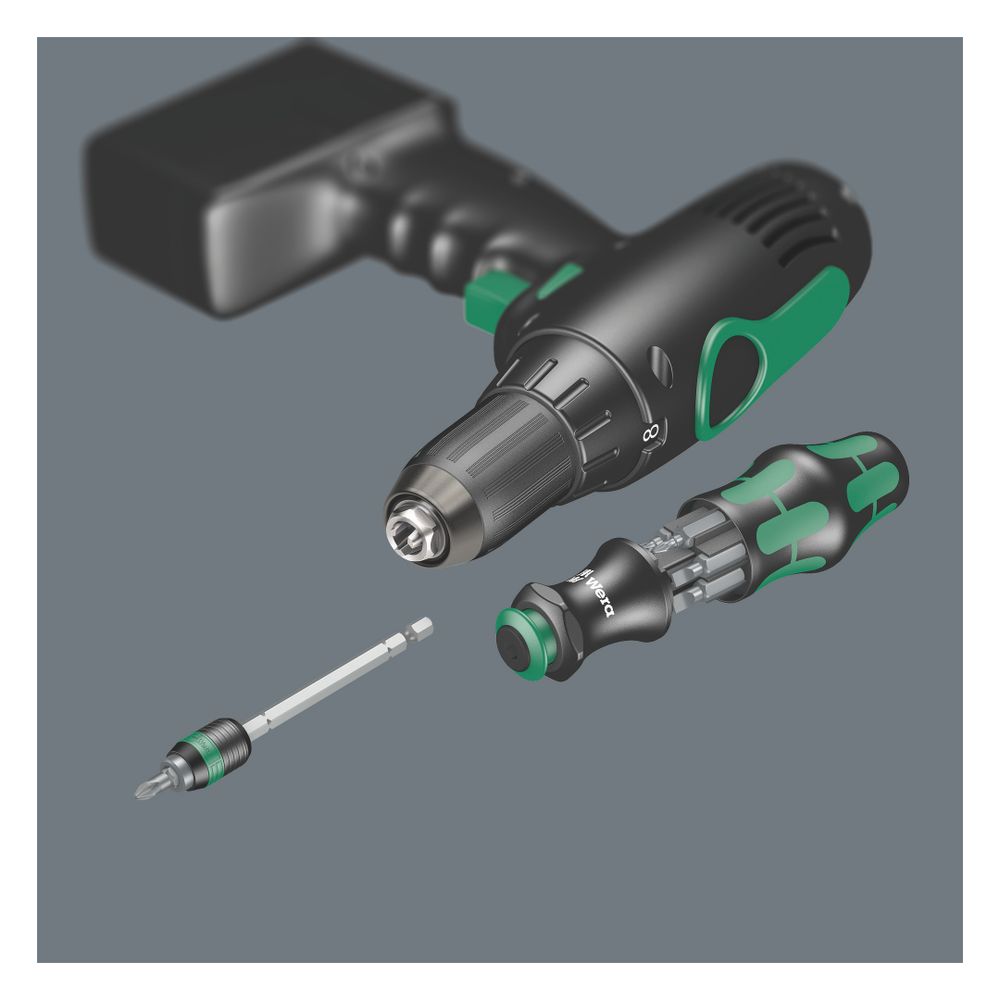 Wera Bitschraubendreher Kraftform Kompakt 20, Teleskopklinge, Rapidaptor, mit Tasche... WERA-05051021001 4013288098917 (Abb. 9)