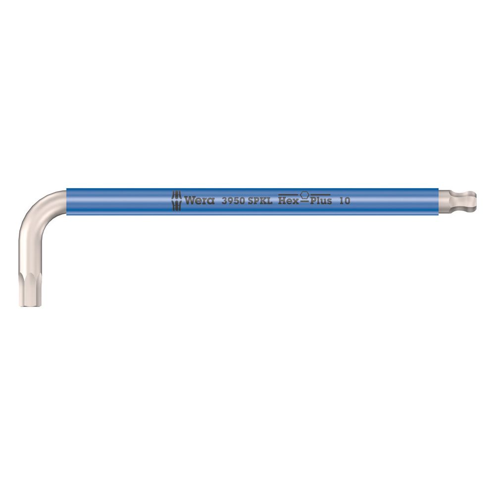 Wera Winkelschlüssel 3950 SPKL, Hex-Plus, Kugelkopf, Edelstahl, 10mm, 224mm, 05022668... WERA-05022668001 4013288185884 (Abb. 2)