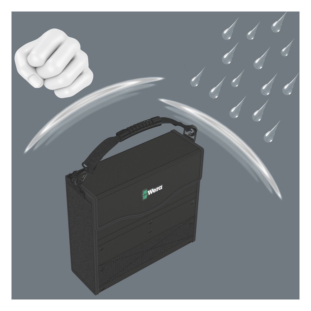 Wera Werkzeug-Container 2go 2 XL, 455x330x170mm, Kunststoff, 05004357001... WERA-05004357001 4013288211491 (Abb. 5)