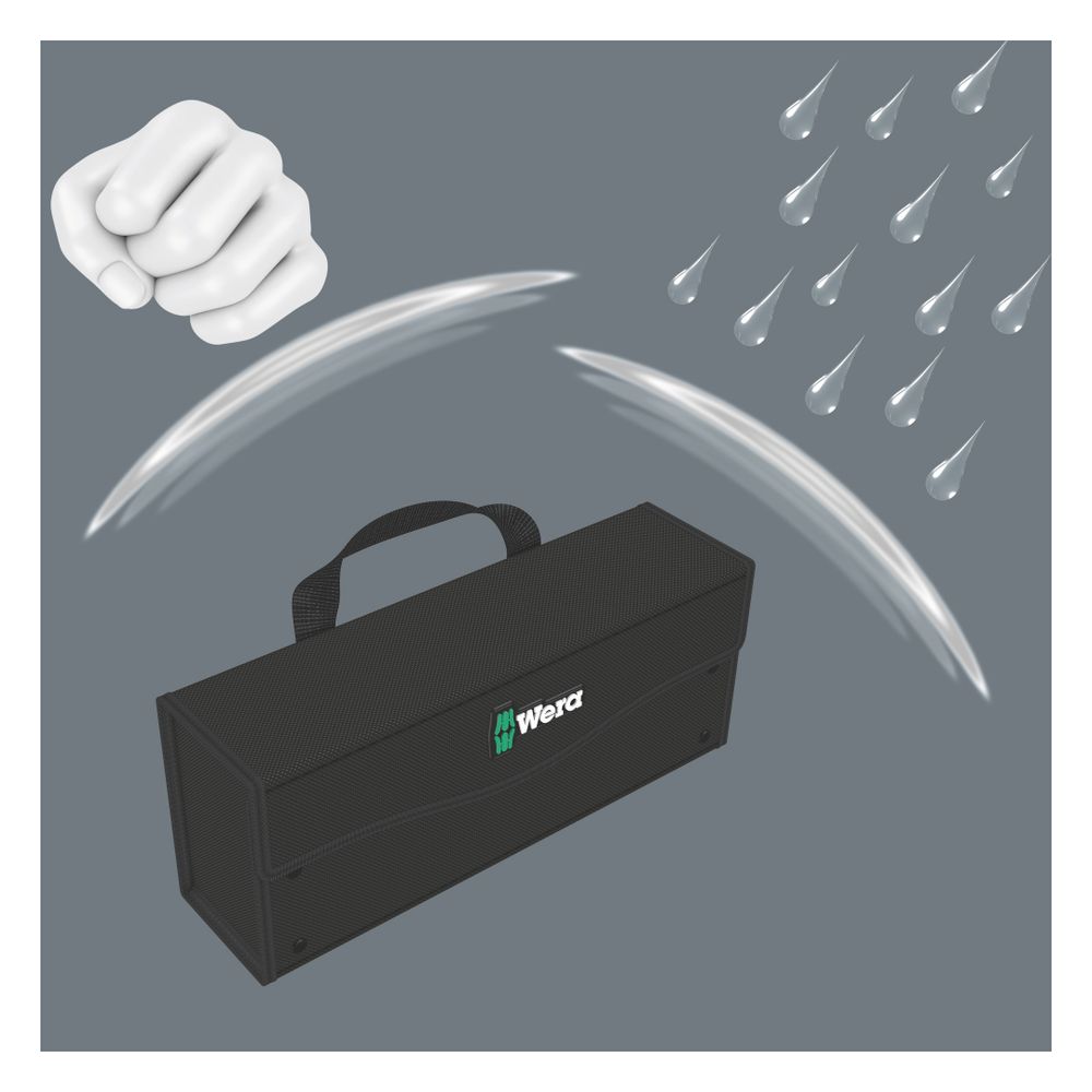 Wera Werkzeug-Box 2go 3, 130x325x80mm, 05004352001... WERA-05004352001 4013288187369 (Abb. 4)
