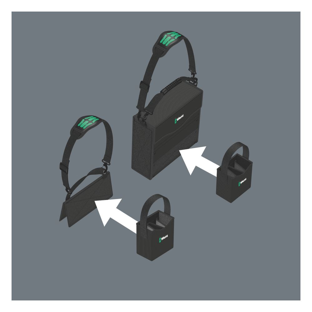 Wera Werkzeugköcher 2go 4, 165x165x105mm, 05004353001... WERA-05004353001 4013288187857 (Abb. 7)