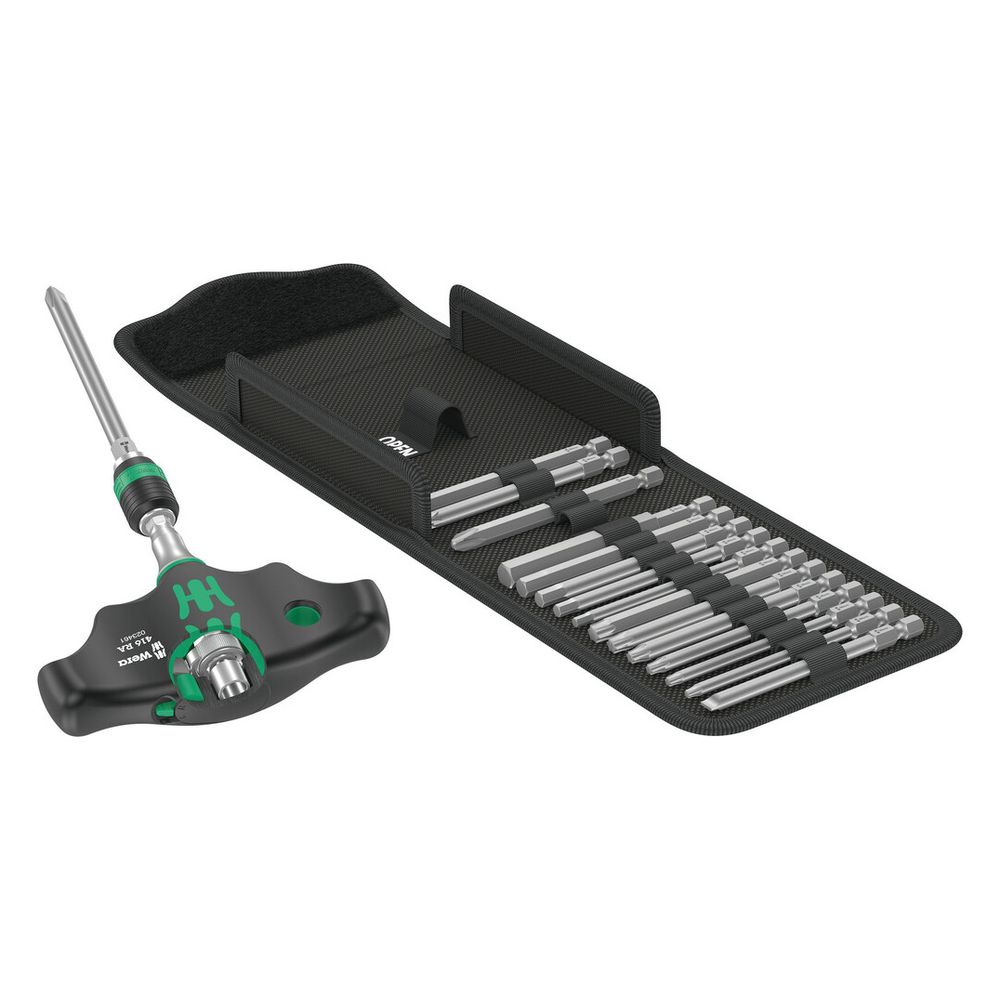 Wera Quergriff-Schraubendreher-Set Kraftform Kompakt 400 RA Set 1, 17-teilig, 1/4"... WERA-05023471001 4013288222879 (Abb. 2)