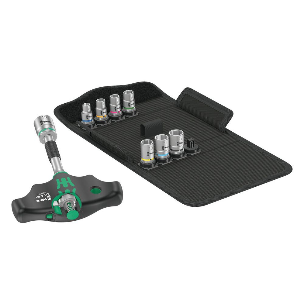 Wera Quergriff-Adapterschraubendreher-Set Kraftform Kompakt 400 RA Set 2, 9-teilig, 1... WERA-05023470001 4013288222862 (Abb. 2)