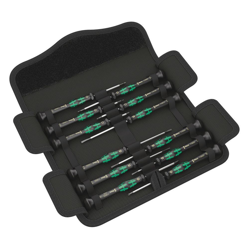 Wera Elektronikschraubendrehersatz Kraftform Micro 12 Universal 1, 12-teilig, Innense... WERA-05073675001 4013288165695 (Abb. 2)