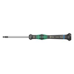 Wera Elektronik-Sechskant-Kugelkopfschraubendreher Kraftform Micro 2052, 3x60mm, Blac... WERA-05118096001 4013288032027 (Abb. 1)