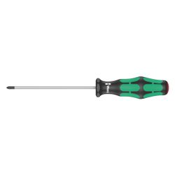 Wera Kreuzschlitz-Schraubendreher 350 PH 0 x 100mm, Lasertip, Kraftform Griff, Abroll... WERA-05008706001 4013288108111 (Abb. 1)