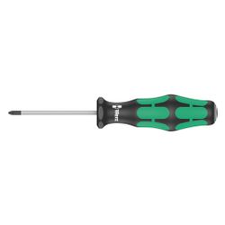 Wera Schraubendreher 355 PZ, PZ 0 x 60mm, Lasertip, Kraftform Griff, Abrollschutz, 2-... WERA-05009305001 4013288004024 (Abb. 1)