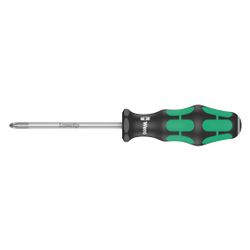 Wera Kreuzschlitz-Schraubendreher 355 PZ, PZ 2 x 100mm, Lasertip, Kraftform Griff, Ab... WERA-05009315001 4013288004055 (Abb. 1)