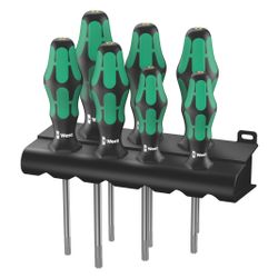 Wera Schraubendrehersatz 367/7 Kraftform Plus, mit Haltefunktion, 7-teilig, 052231610... WERA-05223161001 4013288118226 (Abb. 1)