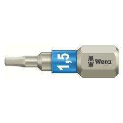 Wera Innensechskant-Bit 3840/1 TS, 1,5x25mm, Edelstahl, 05071070001... WERA-05071070001 4013288111197 (Abb. 1)