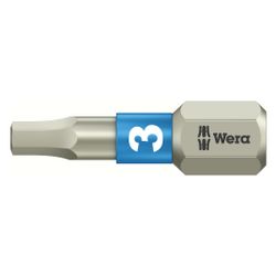 Wera Innensechskant-Bit 3840/1 TS, 3 x 25mm, Edelstahl, 05071073001... WERA-05071073001 4013288111227 (Abb. 1)