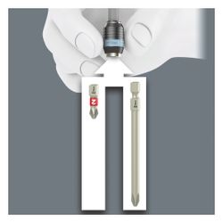 Wera Bit-Check 30 Stainless 1, 30-teilig, Edelstahl, Hex-Plus, Rapidaptor-Schnellwech... WERA-05071109001 4013288115126 (Abb. 1)