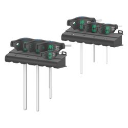 Wera Schraubendrehersatz 454/7 HF Set 1 Serie 400, Hex-Plus, Haltefunktion, T-Griff, ... WERA-05023450001 4013288214829 (Abb. 1)
