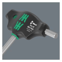 Wera Quergriff-Sechskantschraubendreher 454 HF Serie 400, Hex-Plus, 3x100mm, Mattverc... WERA-05023334001 4013288207838 (Abb. 1)