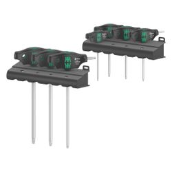 Wera Schraubendrehersatz 467/7 HF Set 1 Serie 400, T-Griff, mit Haltefunktion, 7-teil... WERA-05023452001 4013288214874 (Abb. 1)