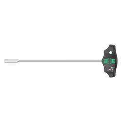 Wera Steckschlüsselschraubendreher 400 495, 5mm, 230mm, Mattverchromt, 05023381001... WERA-05023381001 4013288208354 (Abb. 1)