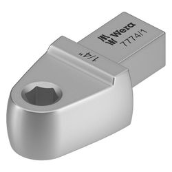 Wera Einsteckwerkzeug Bitadapter 7774/1, 9x12mm, 1/4", 42mm, Chrom-Vanadium-Stahl, Ma... WERA-05078640001 4013288196316 (Abb. 1)