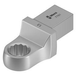 Wera Einsteck-Ringschlüssel 7781, 14x18mm, 13mm, Chrom-Vanadium-Stahl, Mattverchromt... WERA-05078690001 4013288196132 (Abb. 1)