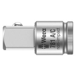 Wera Verbindungsteil 781 A/C, 1/4" auf 1/2", 36mm, Chrom-Vanadium, Mattverchromt... WERA-05042671001 4013288221209 (Abb. 1)