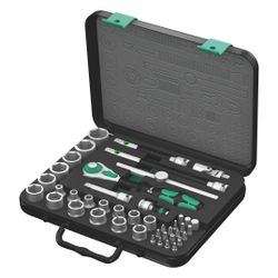 Wera Knarrensatz Zyklop Speed 8100 SB 2, 3/8", 43-teilig, Metallkoffer, 05003594001... WERA-05003594001 4013288121141 (Abb. 1)