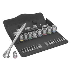 Wera Knarrensatz Zyklop Metal 8100 SB 8, 3/8", 29-teilig, Umschalthebel, metrisch, He... WERA-05004048001 4013288173928 (Abb. 1)