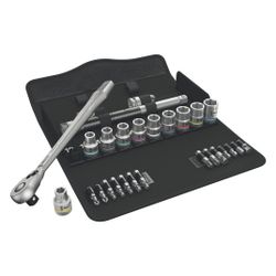 Wera Knarrensatz Zyklop Metal 8100 SC 8, 1/2", 28-teilig, 05004078001... WERA-05004078001 4013288173881 (Abb. 1)