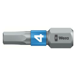 Wera Innensechskant-Bit 840/1 BTZ, 4mm, 25mm, 1/4"-Sechskant, 05056684001... WERA-05056684001 4013288182456 (Abb. 1)